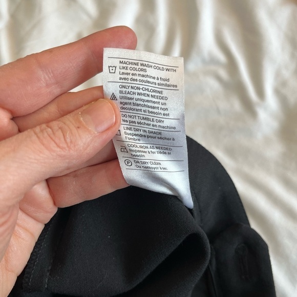 Vince Black Dress Pants Cotton Blend Size 6, Business casual, minimalist chic - Picture 7 of 12